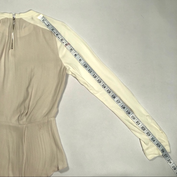 Rebecca Taylor Long Sleeve Peplum Blouse - Picture 7 of 7